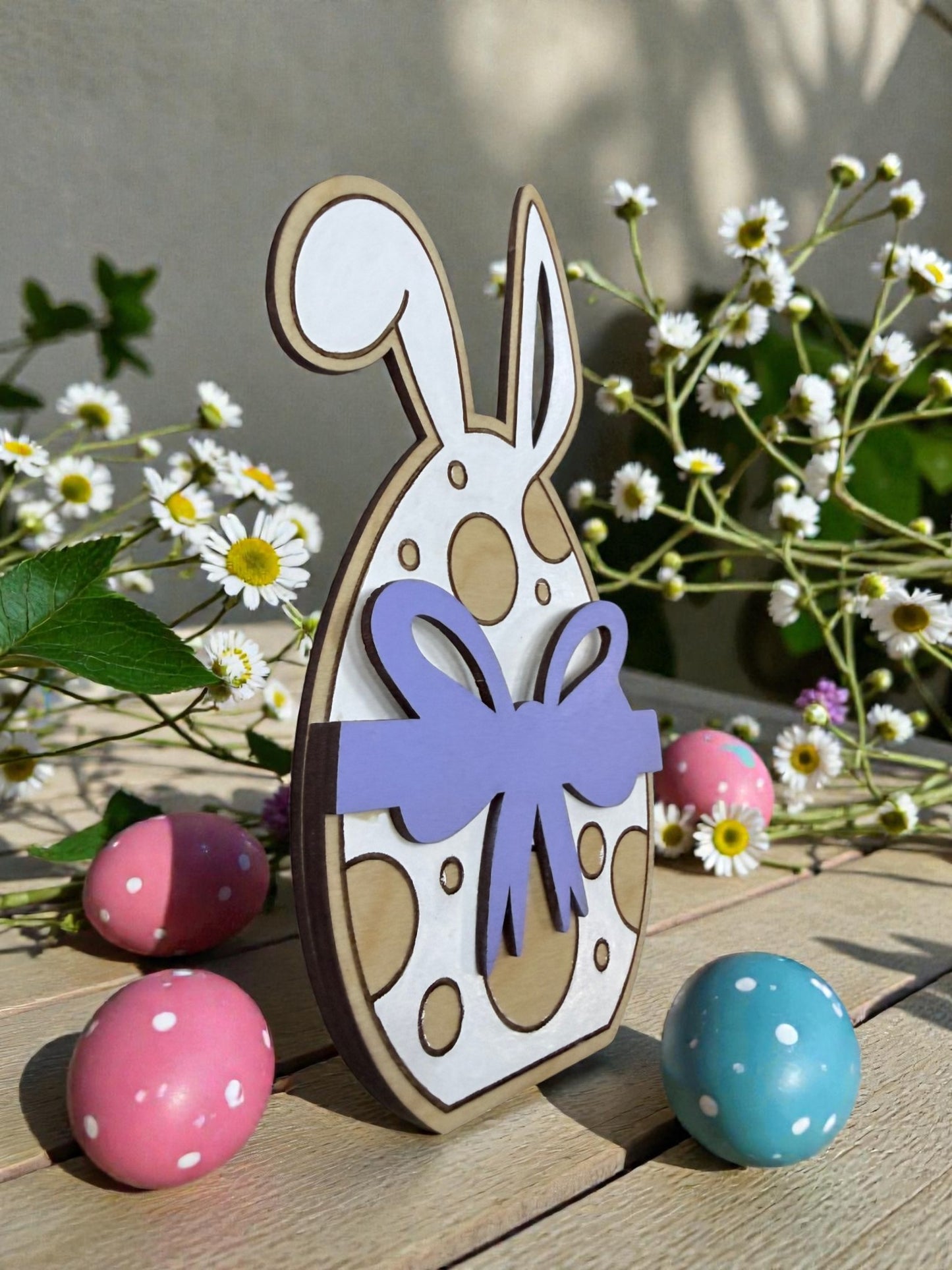Easter Bunny Gift Card Holder – Wooden Bunny Pocket Gift Card Holder