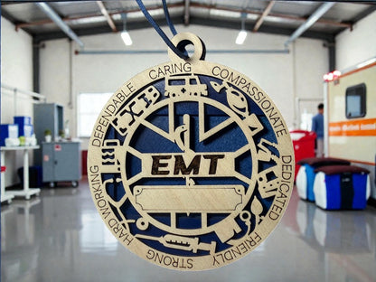 EMT Gift Card Holder | Personalized EMT & EMS Appreciation Medallion