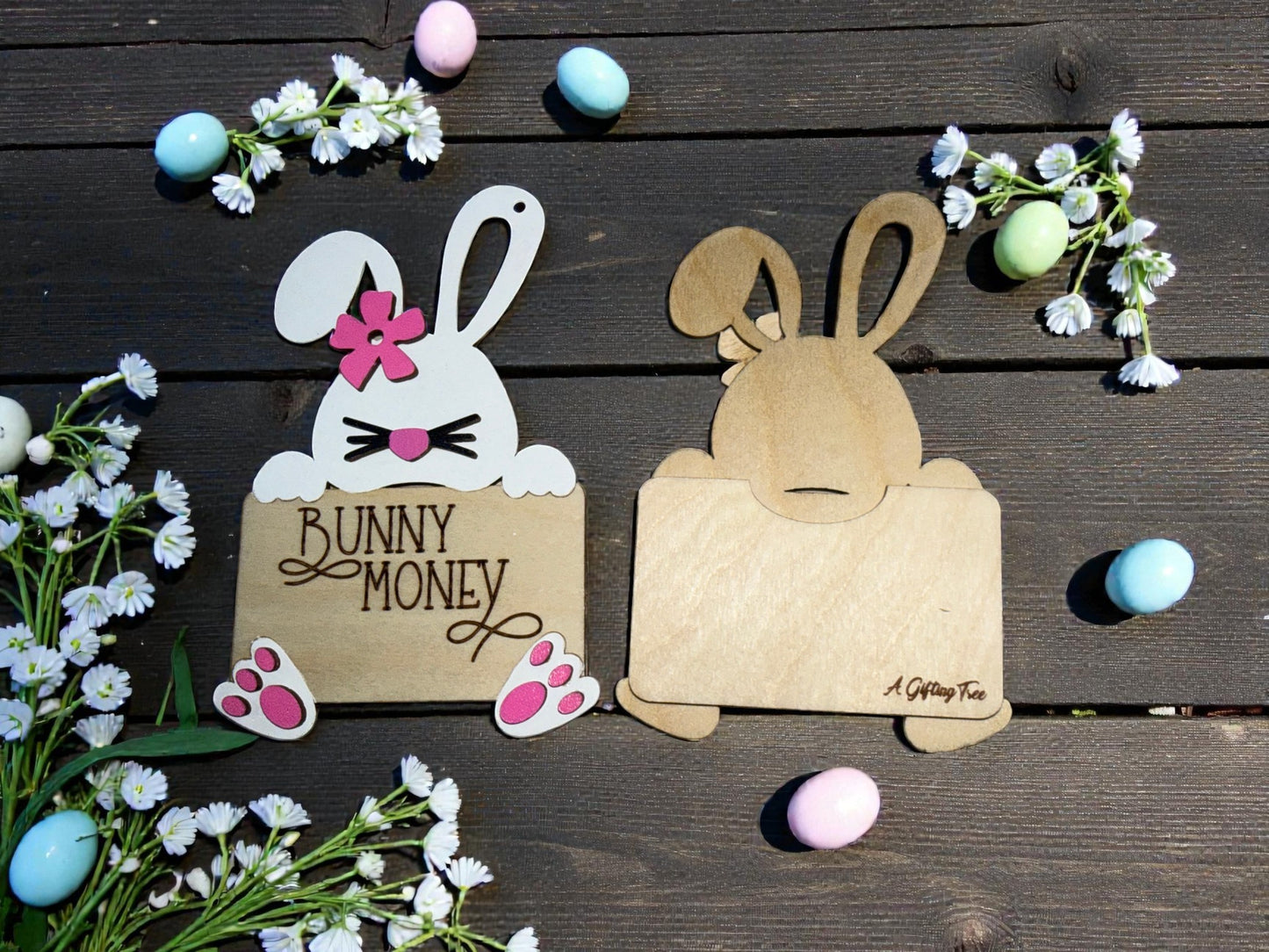 Bunny Gift Card Holder – Easter Basket Gift Card Holder