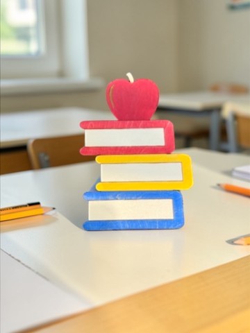 Apple Books Gift Card Holder – Teacher Gift Card Holder – Teacher Appreciation Gift – End of Year Teacher Gift