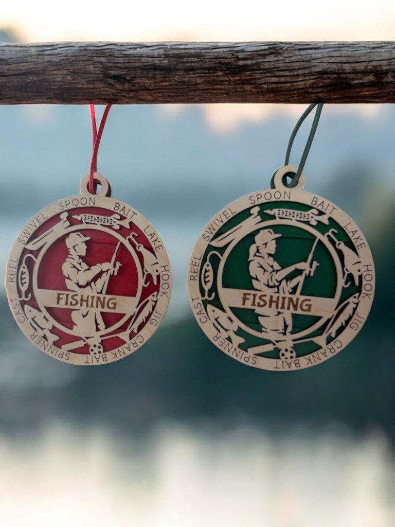 Fishing Gift Card Holder | Personalized Fishing Medallion