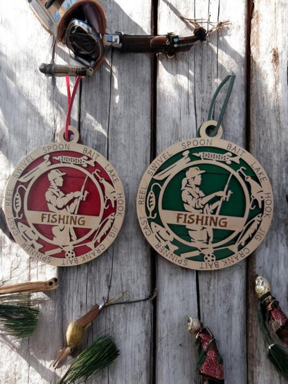 Fishing Gift Card Holder | Personalized Fishing Medallion