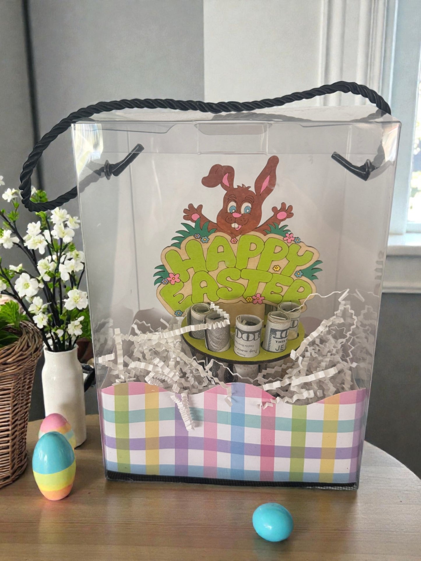 Easter Money Tree – Wooden Cash Gift with Optional Boutique Gift Box