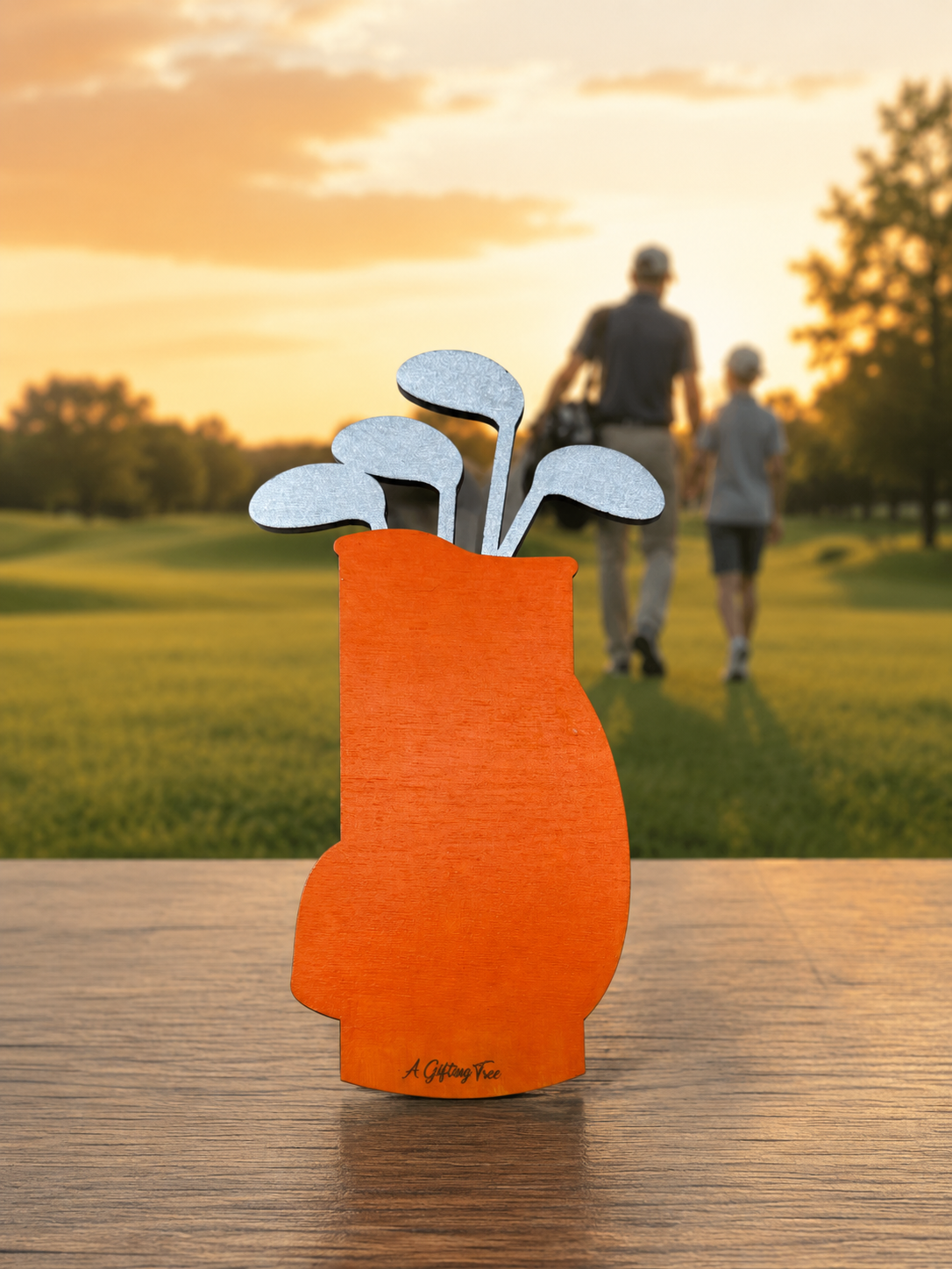 Golf Bag Gift Card Holder | Father's Day Gift | Handmade Wood