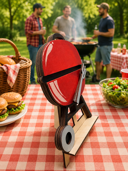 BBQ Grill Gift Card Holder — Father's Day Gift for the Grill Dad