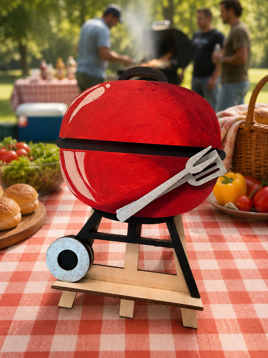 BBQ Grill Gift Card Holder — Father's Day Gift for the Grill Dad