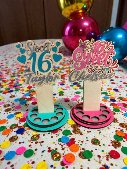 Personalized Sweet 16 Money Tree | Custom 16th Birthday Cash Gift for Teen Girl