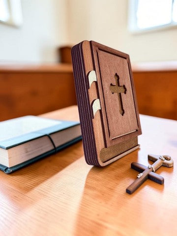 Holy Bible Gift Card Holder – Religious Gift Card Holder – Christian Gift – Baptism Communion Gift Idea