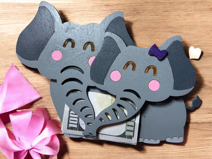 Animal Money Holder – Handmade Wooden Cash Gift