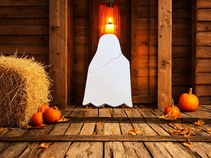 Halloween Ghost Gift Card Holder – Trick or Treat Wooden Gift Card Holder