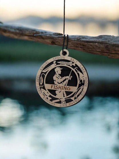 Fishing Gift Card Holder | Personalized Fishing Medallion