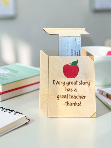 Teacher gift card holder, personalized teacher gift, teacher appreciation gift, end of year teacher gift, thank you teacher gift, teacher thank you gift, school staff gift, teacher gift idea, classroom gift, teacher medallion gift