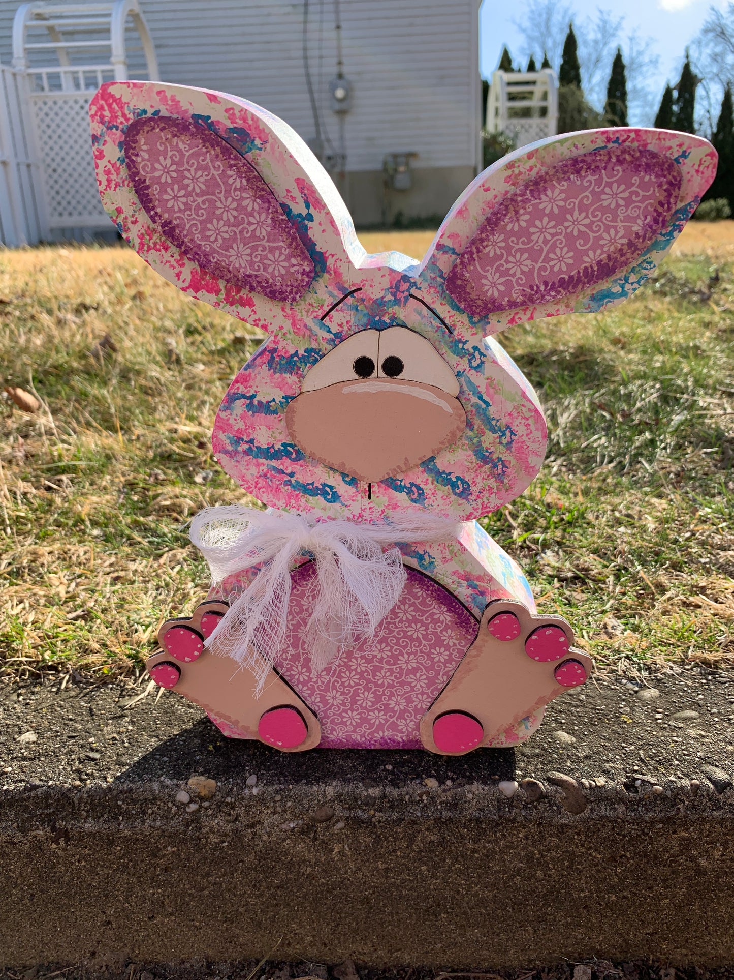 Easter Bunny Farm Style Shelf Sitter