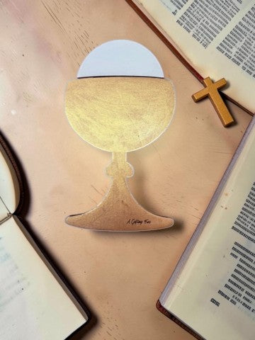 First Communion Gift Card Holder – Communion Chalice Gift – Religious Gift Card Holder – Catholic Communion Gift