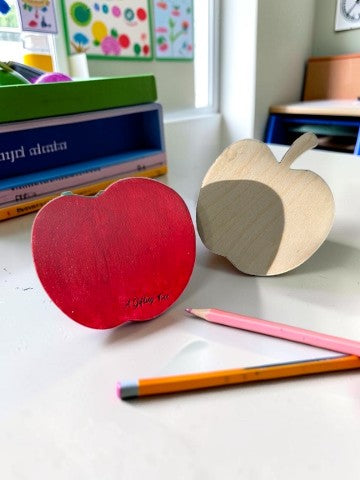 Personalized Apple Teacher Gift Card Holder – Custom Teacher Gift – Teacher Appreciation Gift – End of Year Gift