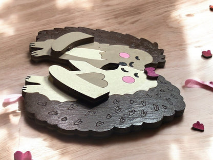 Animal Money Holder – Handmade Wooden Cash Gift