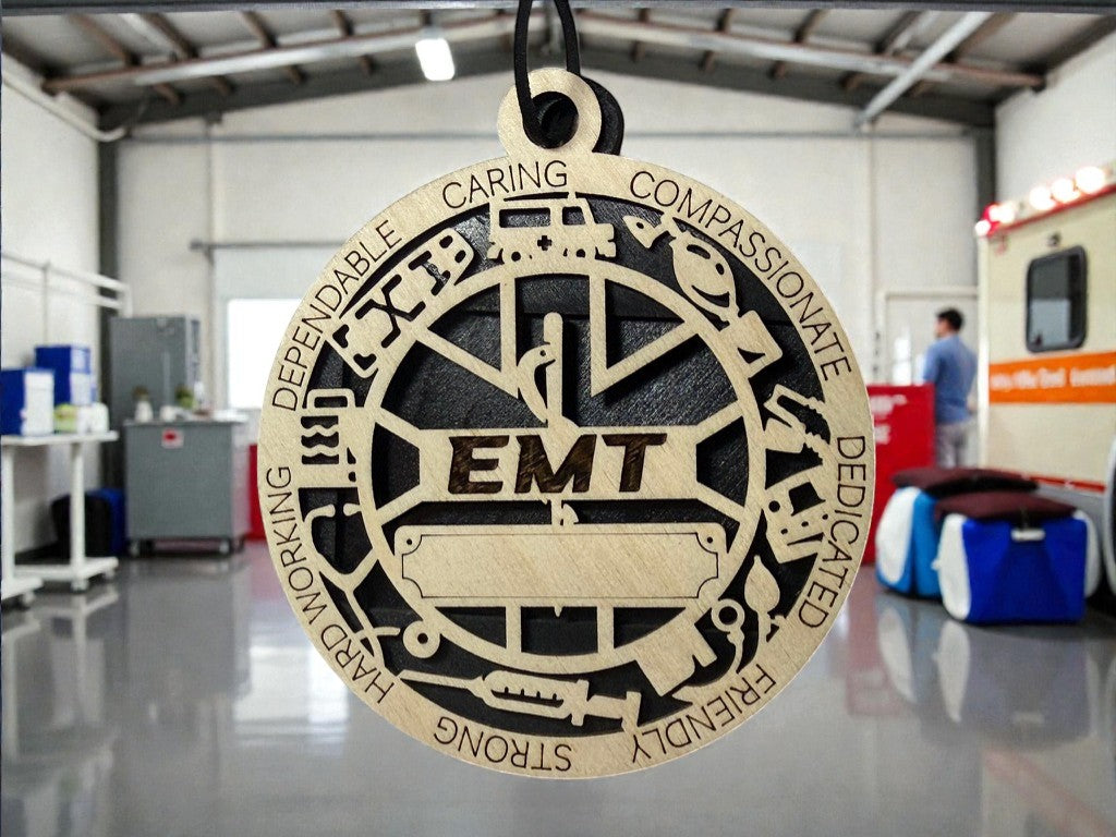 EMT Gift Card Holder | Personalized EMT & EMS Appreciation Medallion
