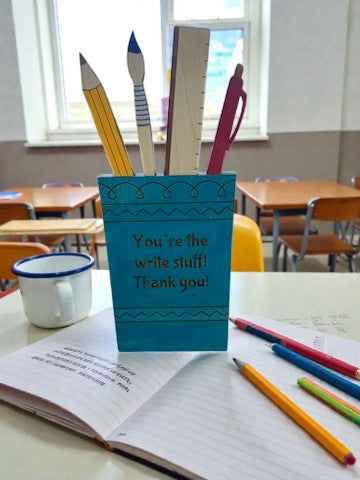Pencil Cup Gift Card Holder – Teacher Gift Card Holder – Teacher Appreciation Gift – End of Year Gift