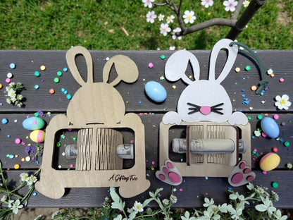 Bunny Scroll Money Holder – Easter Cash Roll Gift Holder
