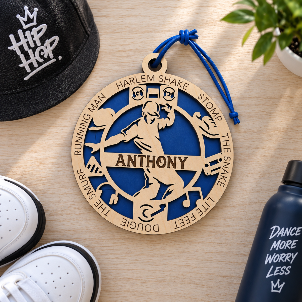 Hip Hop Gift Card Holder | Personalized Hip Hop Dancer Medallion