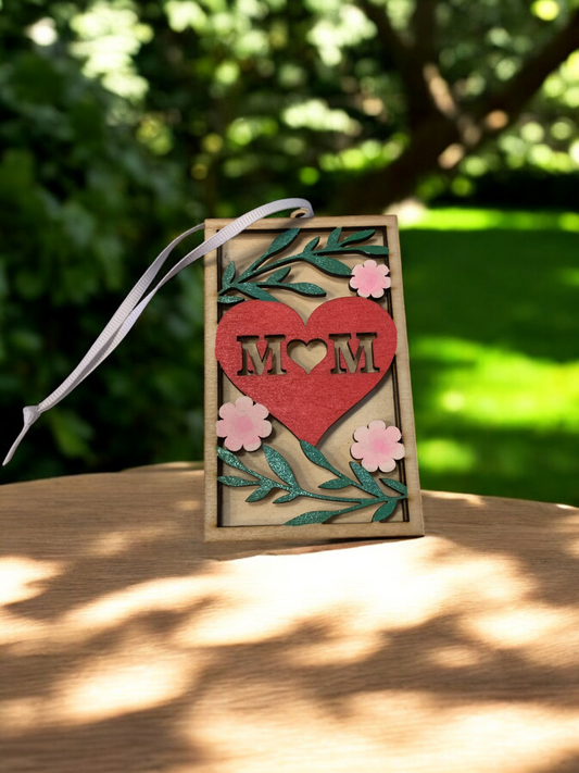 Mothers Day Heart Gift Card Holder