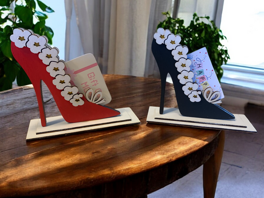 High Heel Shoe Gift Card Holder
