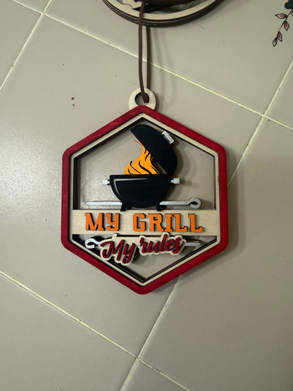 BBQ Medallion Gift Card Holder — Father's Day & Hostess Gift | 4 Designs