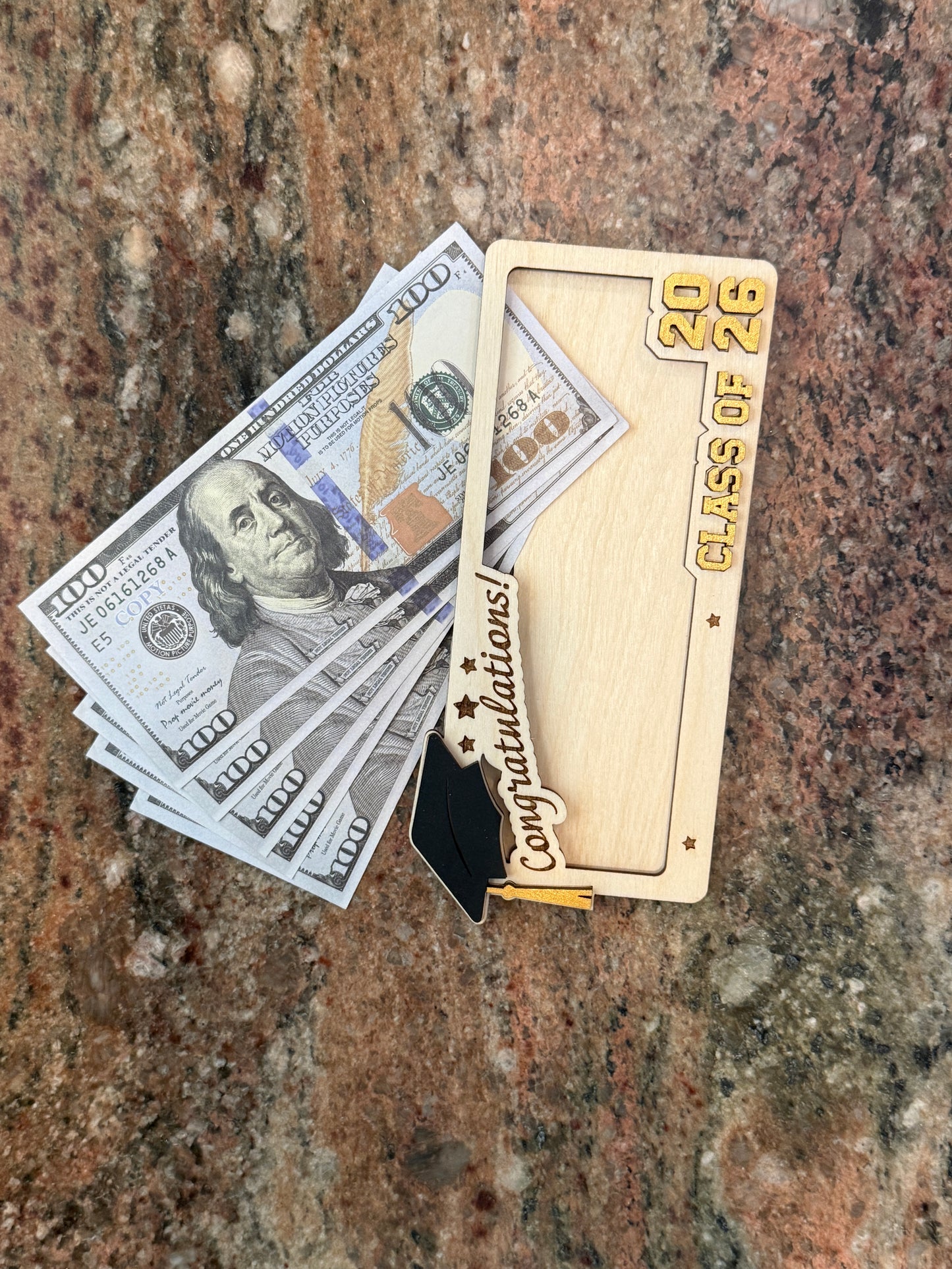 Graduation Money Holder — Class of 2026 | Personalized | 5 Designs