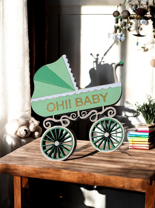 Baby Carriage Gift Card Holder