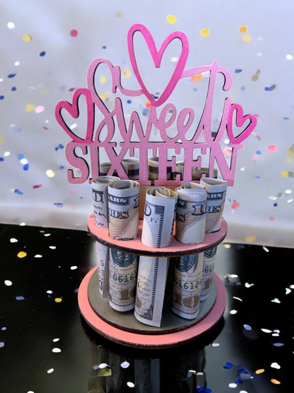 Sweet Sixteen Birthday Money Tree 16