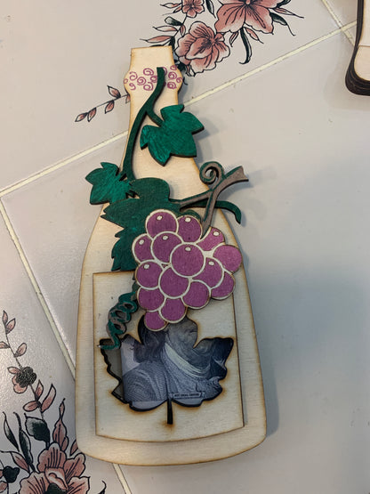 Wine Bottle Gift Card Holder