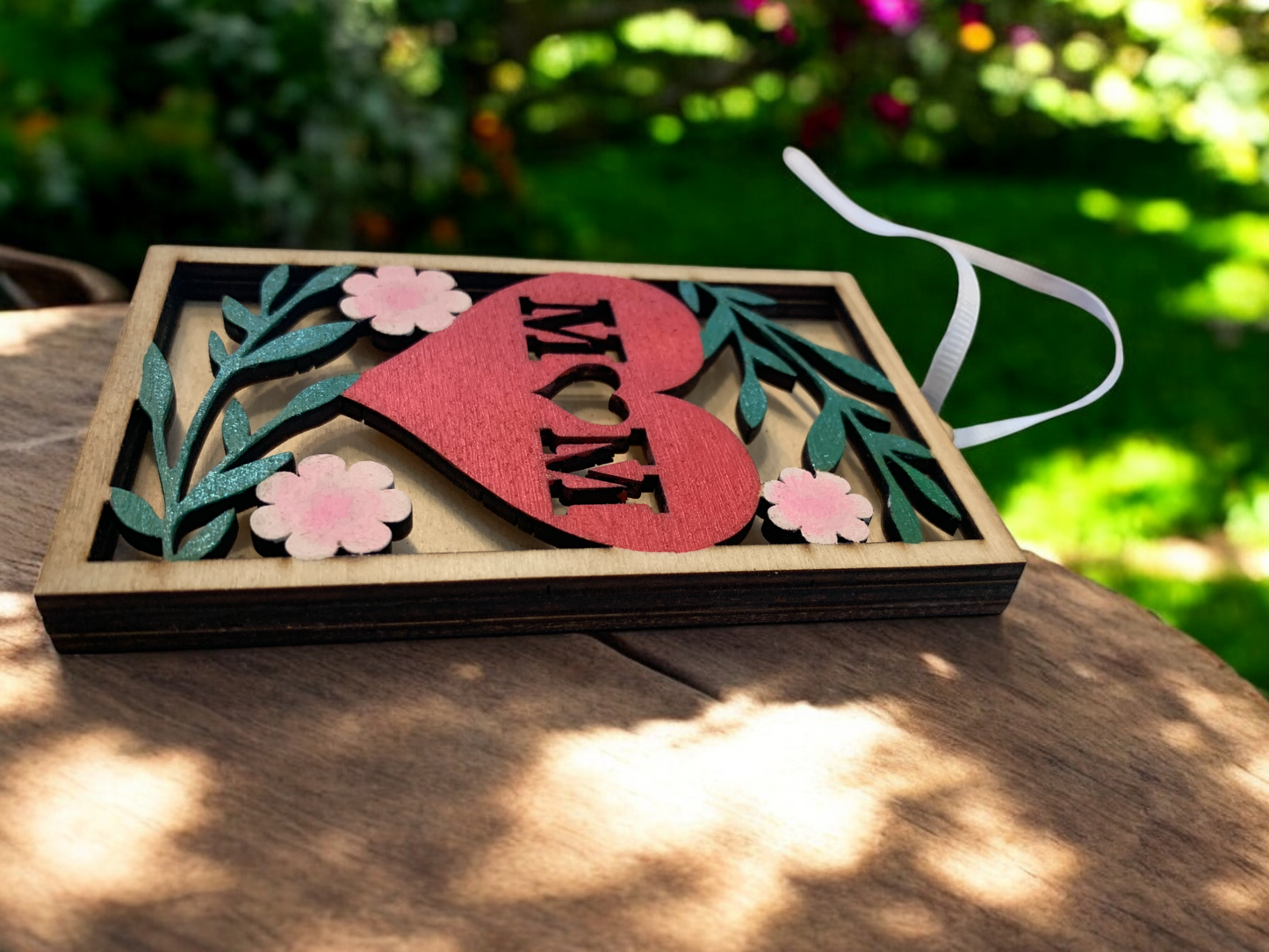 Mothers Day Heart Gift Card Holder