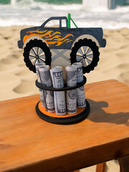 money tree car Vehicle Money Tree Cash Gift – Truck, Monster Truck & Car Gift Idea – A's Creative Treasure