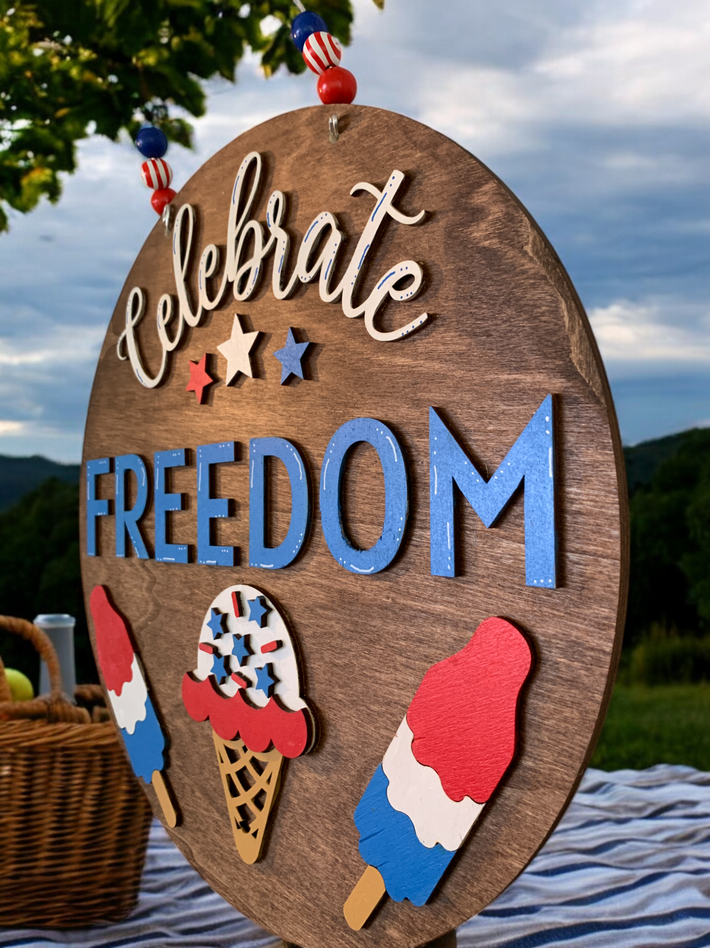 Celebrate Freedom 3D Door Decor