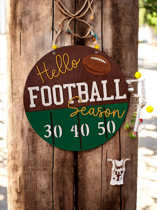 Football Season Sign