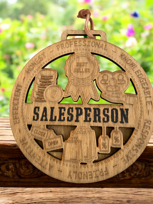 Sales Person Gift Card Holder