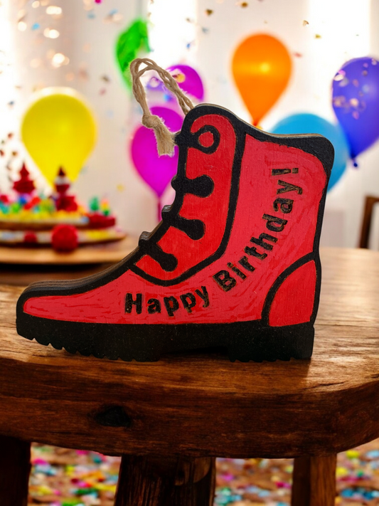 Boot Birthday Gift Card Holder
