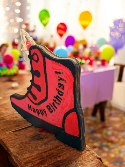 Boot Birthday Gift Card Holder