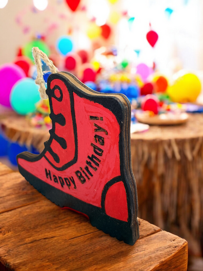 Boot Birthday Gift Card Holder