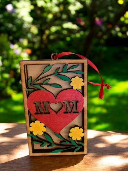 Mothers Day Heart Gift Card Holder