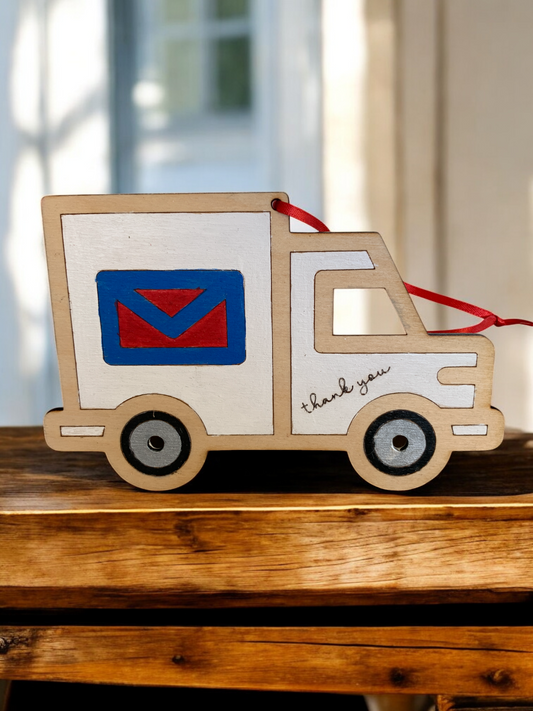 Mail Truck Gift Card Holder