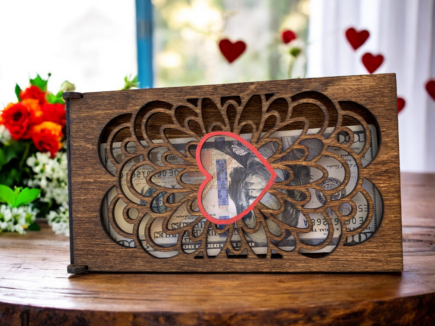 Lattice Heart Gift Card Holder