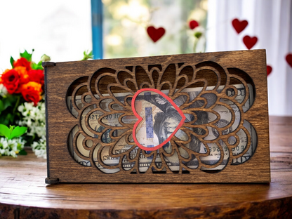 Lattice Heart Gift Card Holder
