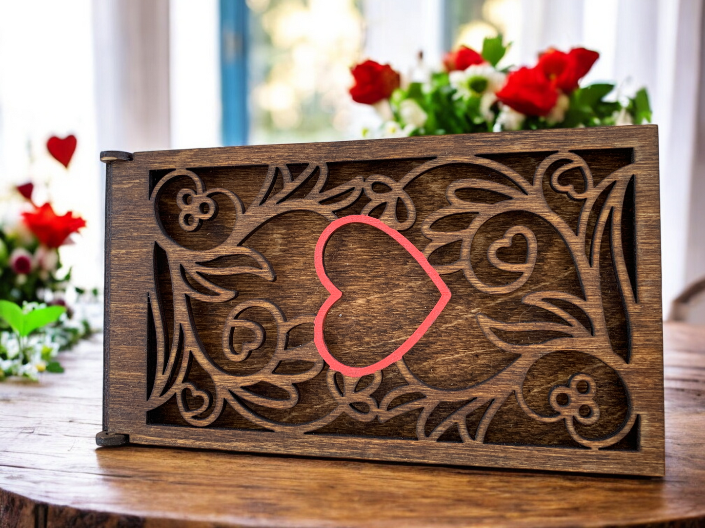 Lattice Heart Gift Card Holder