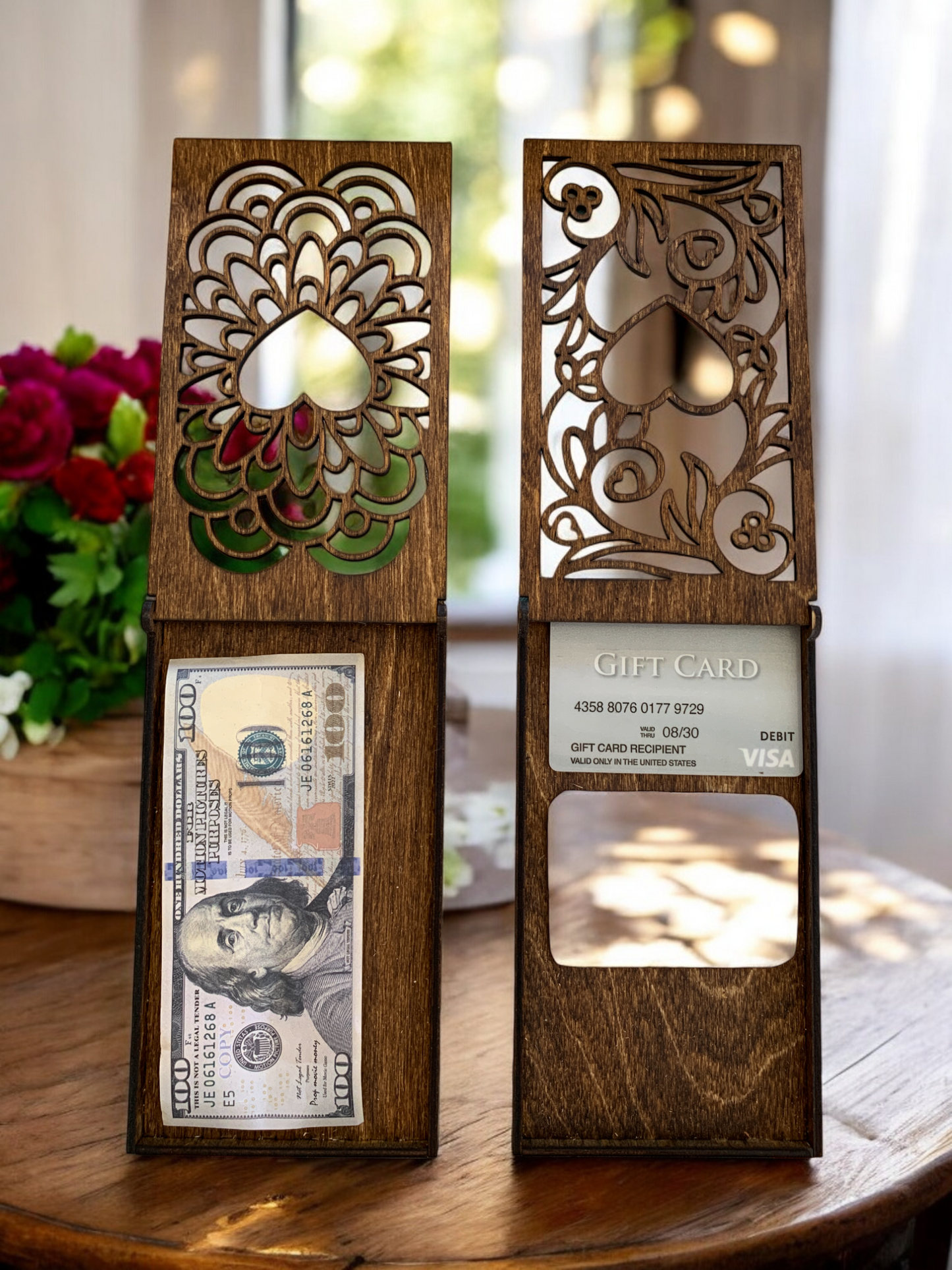 Lattice Heart Gift Card Holder