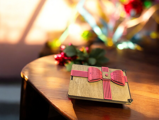 Flip-to-Gift Bow Box