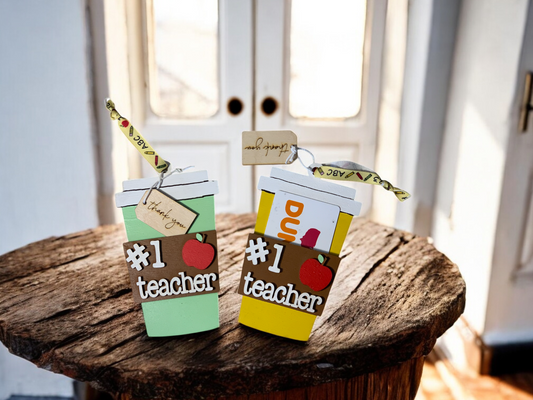 Teacher Appreciation Latte Gift Card Holder
