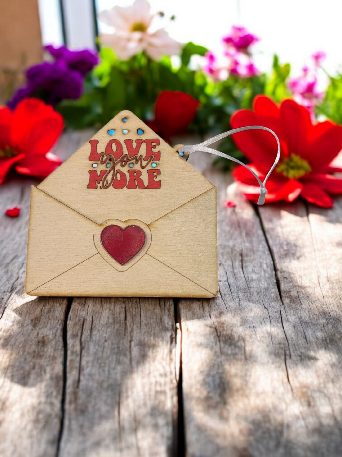 Love Letter Wooden Gift Card Holder
