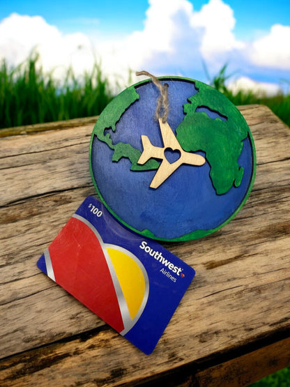 Airplane Gift Card Holder – Travel-Themed Cash or Gift Card Holder for Adventure Lovers