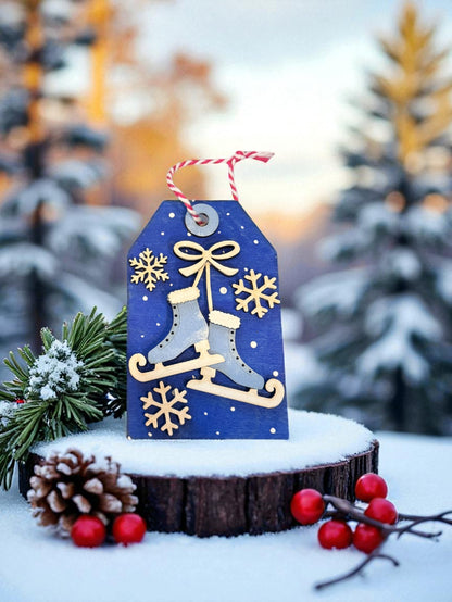 Winter Wooden Gift Card Holder – Cozy & Cute Handmade Holiday Decor